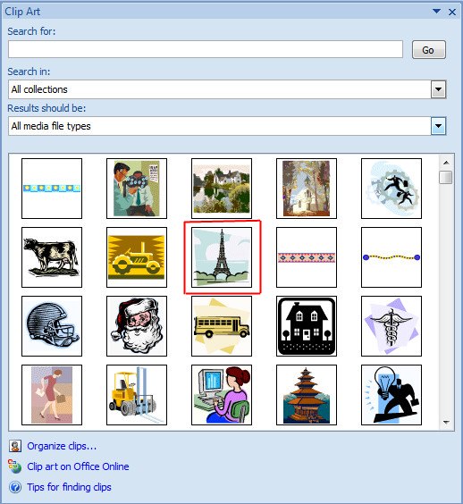 cara menyisipkan clip art ms word 2007 - photo #8